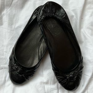 Franco Sarto black flats size 8